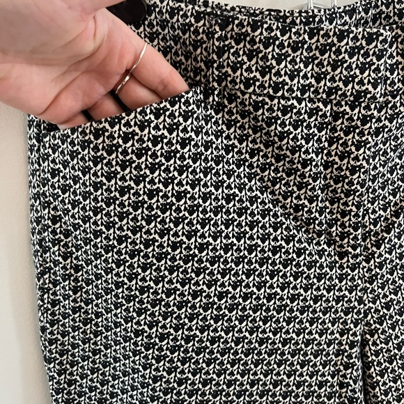 Kenar patterned dress pants, black & white - Picture 2 of 6